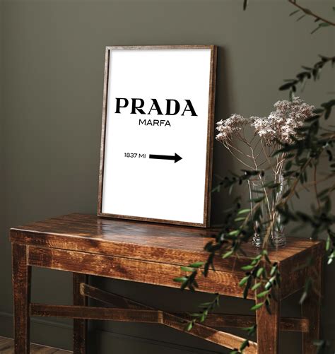 prada wall art framed|prada canvas wall art.